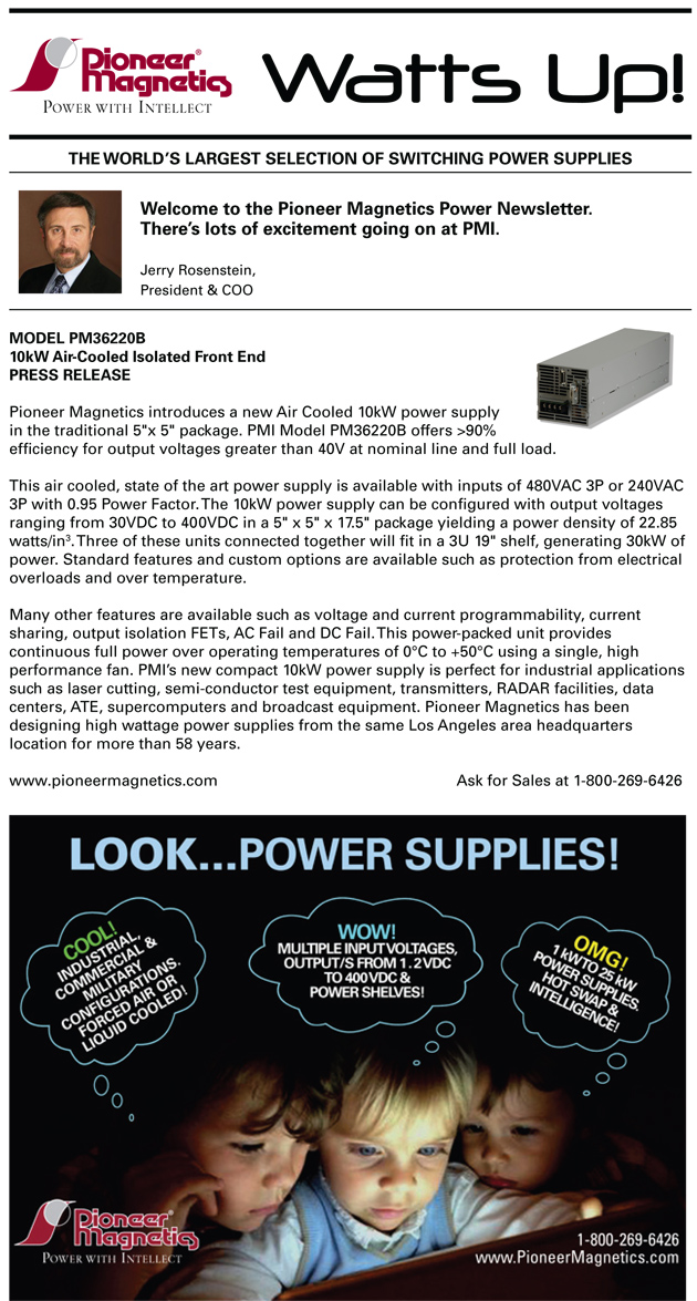 Watts UP! V1 Switching Power Supply